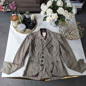 Diesel green blazer size XS